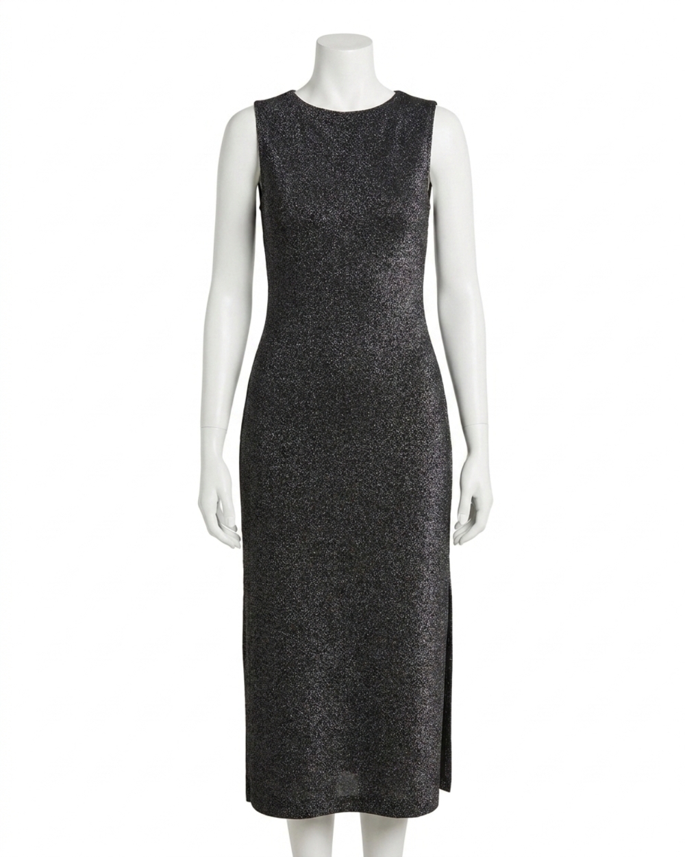 NEW RAILS alora dress in gunmetal lurex